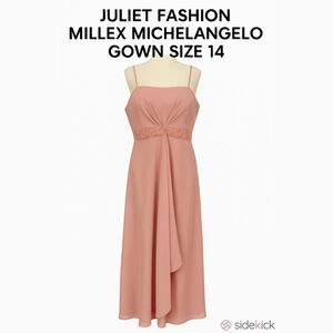 Juliet Michaelangelo Vintage Fashion Milex Floor Length Gown Size 14